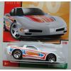 Hot Wheels 90s, White '97 Corvette 7/10 50TH Anniversary