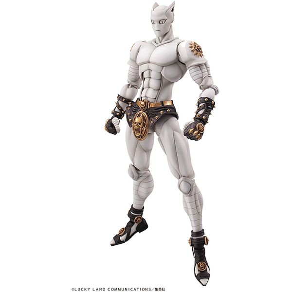 Super Action Statue "JoJo's Bizarre Adventure" Part 4 Killer Queen (Hirohiko Araki Designated Color) (Reproduction), Approx. 6.3 inches (16 cm), PVC & ABS Pre-painted Action Figure