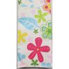 SET OF 2 SAME PRINTED MICROFIBER KITCHEN TOWELS (15"x25") MULTICOLOR FLOWERS,K&C