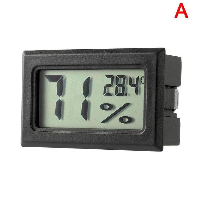 Mini Thermometer Humidity Meter Digital LCD Room Temperature Indoor  Hygrometer