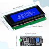 GeeekPi IIC/I2C 2004 20x4 Character LCD Module Display Blue Backlight, Support I2C Protocol, LCD 2004 Module Shield für Arduino UNO Raspberry Pi