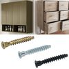 50 PCS Internal Hex Self Tapping Countersunk Connecting Screws for Furniture (Silver)