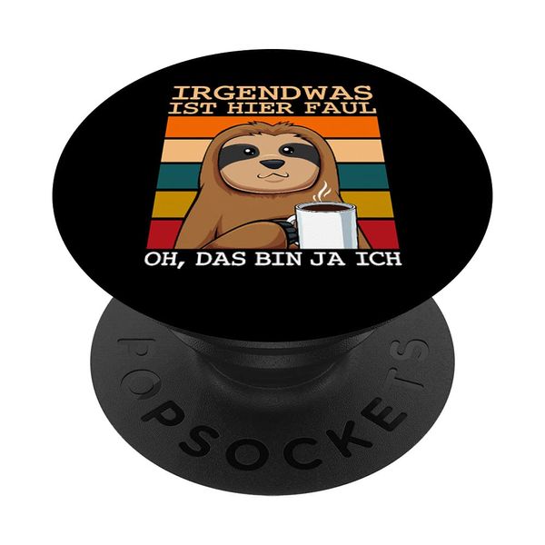 Sloth Pencil Case Lazy Humour Office Work Colleagues PopSockets Swappable PopGrip