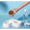 Automatic Pet Water Bowl,Food Dish Dual-Use Cat Dog Feeder Moisture-Proof Design