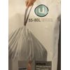 Code U 20 Ct SIMPLEHUMAN Custom Fit Trash Bags Can Liners Refill Size White Pack