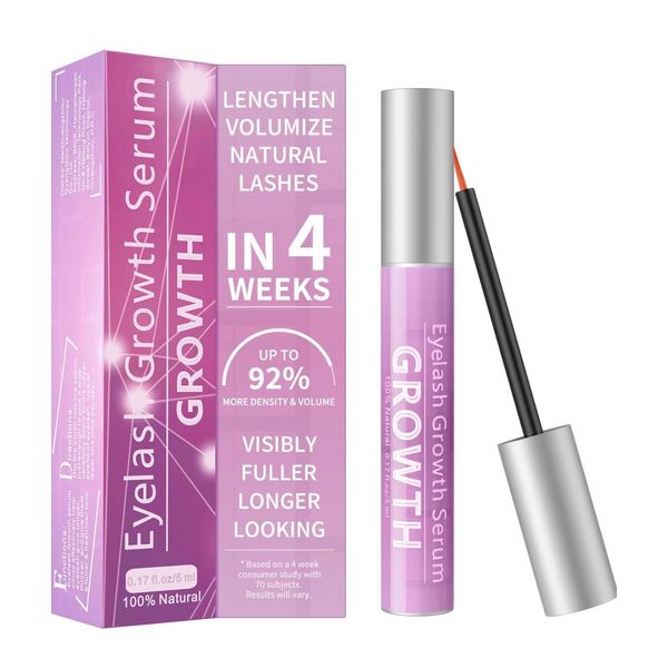 Advanced Eyelash Growth Serum with Natural Formula Enhancement Lash Booster 5ml