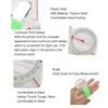 Finger Compass Thumb Mini Compass with Luminous Dot for Adventure Orienteering Basic Training Quick Direction Determination