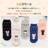 Neko Town Cat Socks, 5 Pair Set, Women's, Ankle Length, Cat Pattern, type a