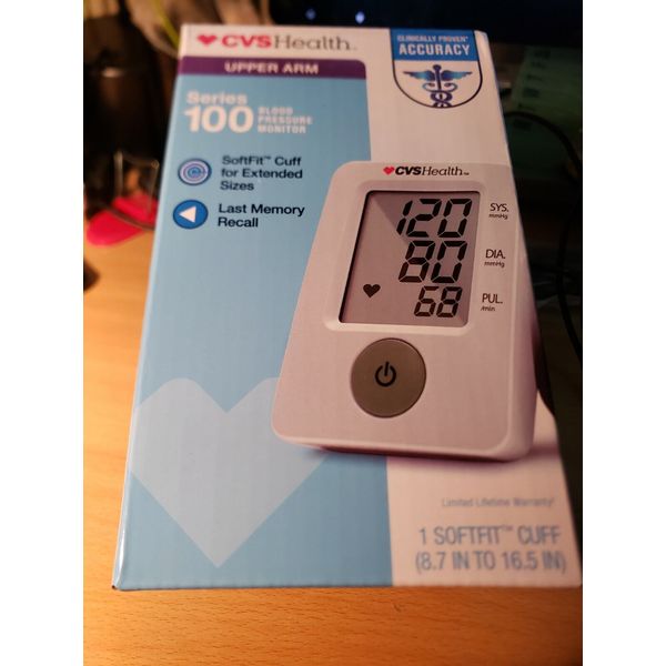 CVS Health Series 100 Arm Blood Pressure Monitor 708884  NEW