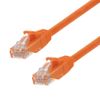 NavePoint Patch Cable, CAT6, UTP, 24AWG/7 * 0.18 MM, 3 Ft, 10 Pack, Orange