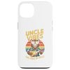 Uncle Vibes and Dad Jokes No Rules Funny Retro Design Case for iPhone 13