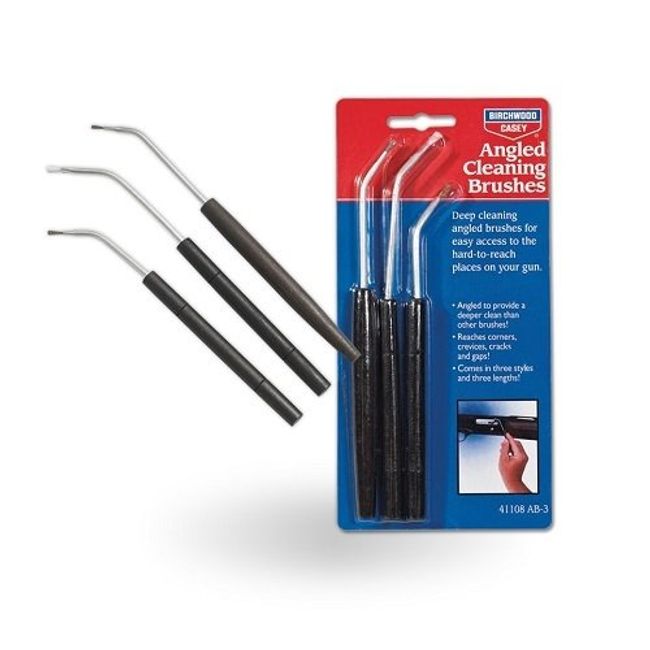 Birchwood Casey 41108 Anglebrush Bronze Nylon and Stainless, 3-Pack