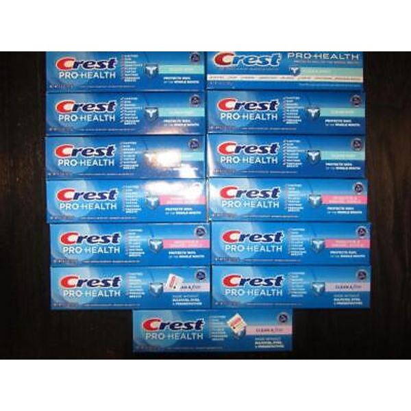 13 Crest PRO-HEALTH Sensitive Clean Mint Anti Cavity Whitening Toothpaste Lot