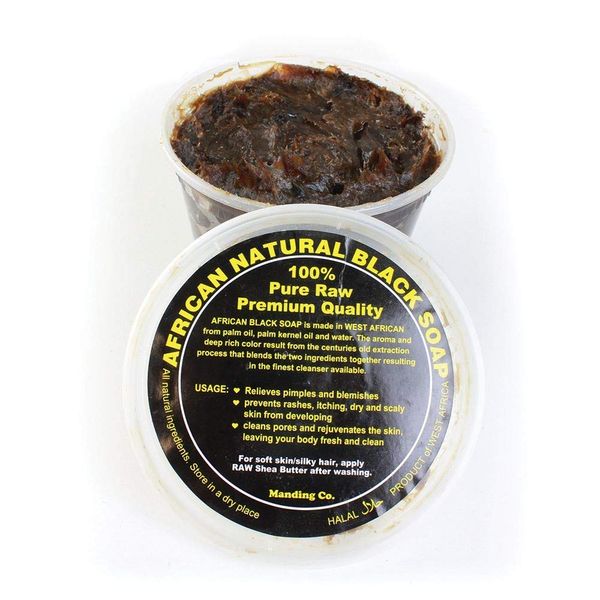 West African Black Soap Paste: 8 oz. | Natural Black Soap