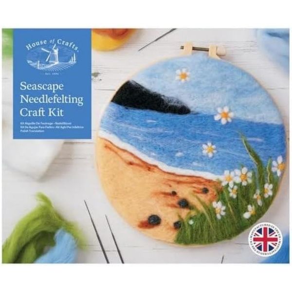 House of Crafts Needle Felted Seascape Hobby Craft