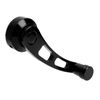 Akozon Window Crank Handle, 2pcs Auto Window Handle Riser, Alloy Window Handle Riser Winder Crank Replacement for Classic Car(Black)