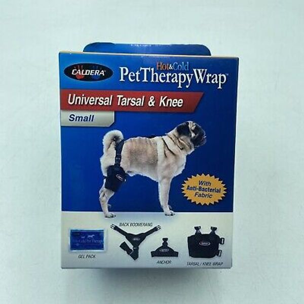 Caldera Hot & Cold Pet Therapy Wrap  Tarsal & Knee Small Dog NO GEL PACK