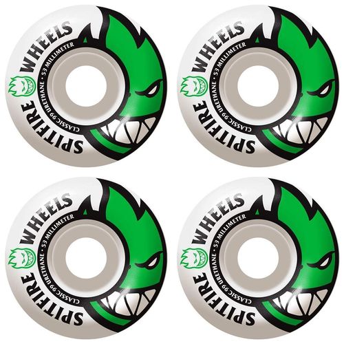 Spitfire Bighead Skateboard Wheel 53mm Green
