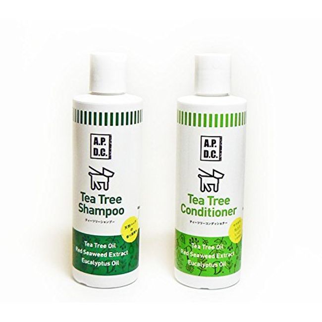 A.P.D.C. Tea Tree Shampoo & Conditioner Set, 8.5 fl oz (250 ml)