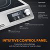 Commercial Countertop Induction Range Portable 1800W Induction Cooktop Digital