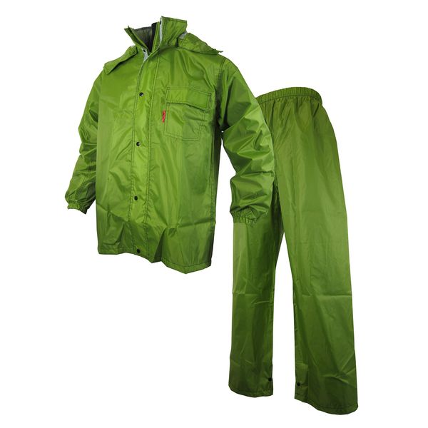 K-WORK W-30 Stream Rain Suit, Green, 4L