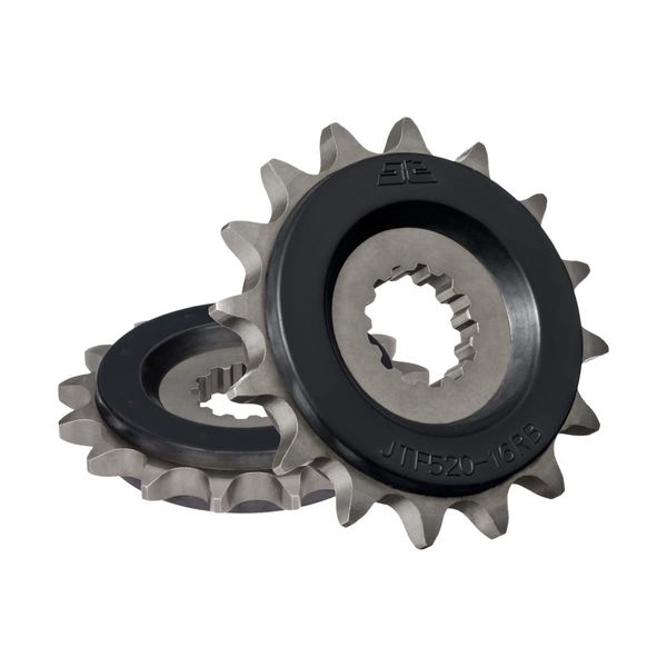 JT Sprockets JTF520.16RB-2 16 Tooth Rubber Cushioned Front Countershaft Sprocket, 2-Pack