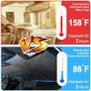 For HYUNDAI Car Large Windshield Sun Shade Umbrella Foldable UV Block Sunscreen