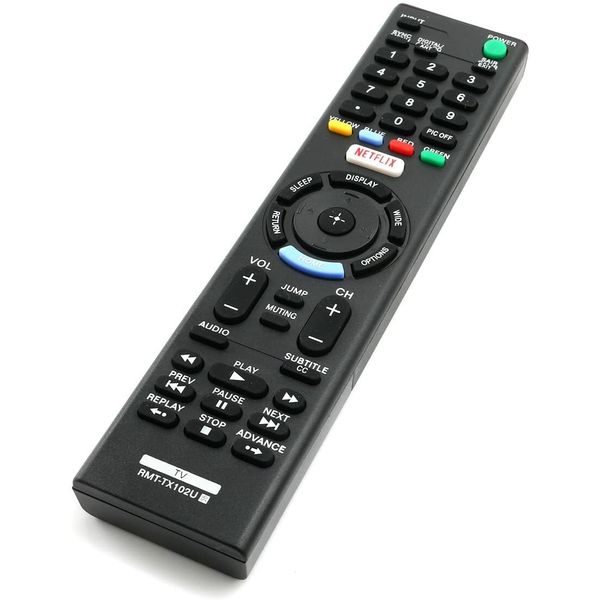 RMT-TX102U Replace Remote Control for Sony Bravia LED Smart TV With NETFLIX