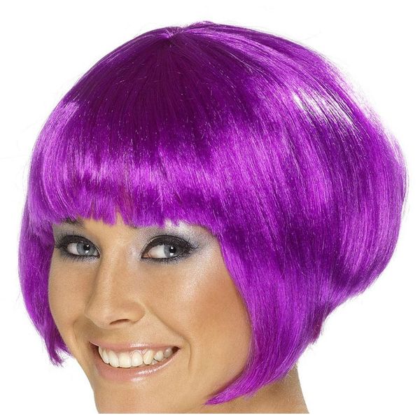 Smiffys Babe Wig (Purple)