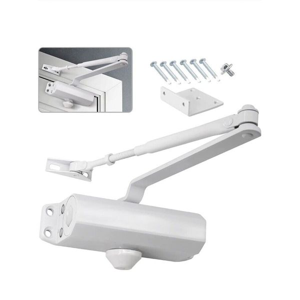 MARIE Hydraulic Spring Door Closer Soft Close Size 2 with Automatic Adjustable