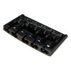 GOTOH 404BO-5 5-String Bass Bridge w/Brass Saddles - Black