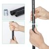 2X 4 Shelf Adjustable Storage Shelving Unit  Steel Organizer Wire Rack Black