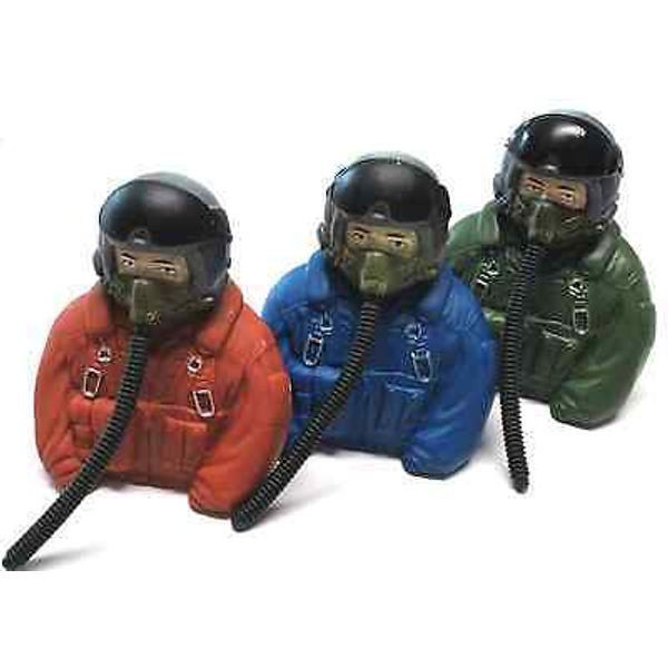 1 Set (3pcs, Green, Orange, Blue)1:6 Jet Pilot Figure RC Plane  (US SELLER/SHIP)