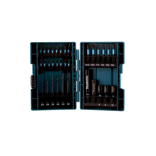 Makita B-66896 33 Piece Impact Black Set