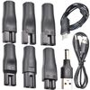 9 PCS Replacement Power Cord 5V Charger USB Adapter Suitable for Electric Hair Clippers, Beard trimmers, Shavers, Beauty Instruments, Desk Lamps, Purifiers.