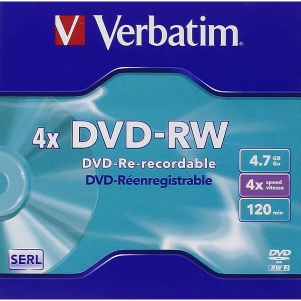 Verbatim DVD-RW Matt Silver 4,7GB DVD+R