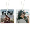 Custom Image | Square Shaped | Personalised REUSABLE Double Sided Car Air Freshener