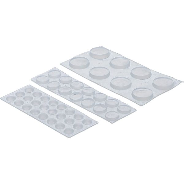 BGS Diy 80866 | Elastic Stopper Set | transparent | 46 pcs.