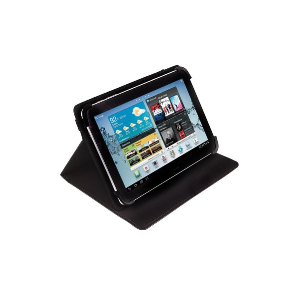Silver HT - Universal case for 9 to 10.1" tablets, black housing with support function.