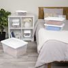 Sterilite 12 Qt Storage Box, Stackable Plastic Container Home Organizer, 15 Pack