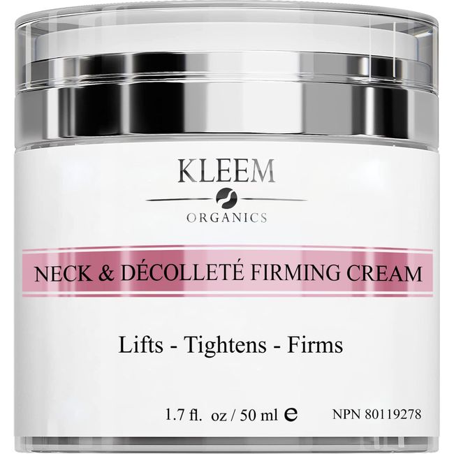 Neck Firming Cream with Peptides & Retinol - Anti Aging Skin Tightening Cream to Reduce Wrinkles, Neck Lines, Age Spots & Sagging Skin - Natural Firming Neck Cream for Smooth & Youthful Skin - 1.7 oz