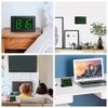 Alarm Clock, Wall Clock, Digital Clock, 3" LED Digit Black-led Green Digital