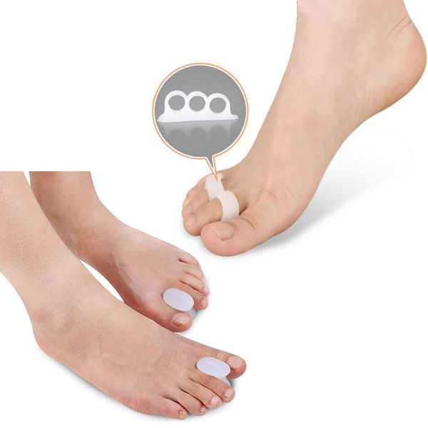 Pedimend Gel Toe Separators for Bunions & Pedimend Gel Hammer Toe Splint Cushion | Suitable for use in Sports Work & Dress Shoes