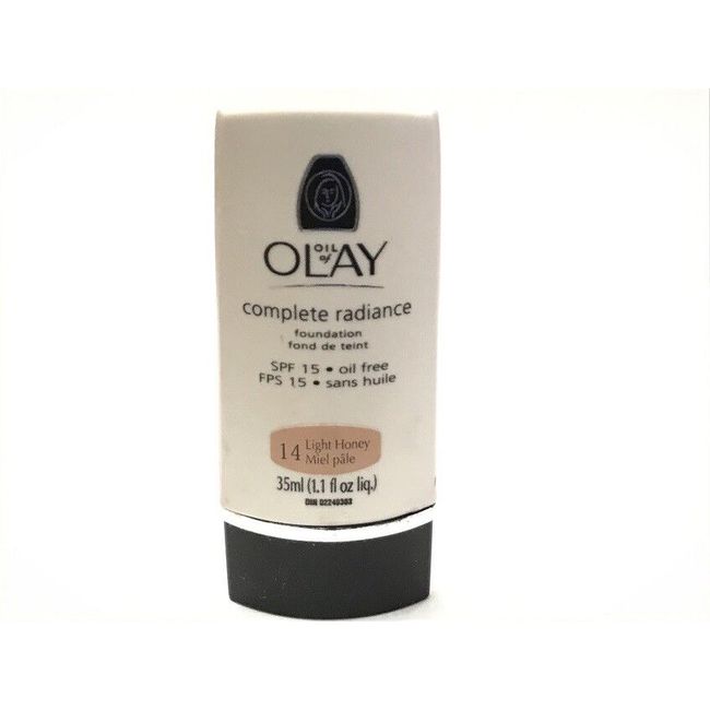 Oil Of Olay Complete Radiance Foundation Oil Free SPF 15 1.1 oz # 14 Light Honey