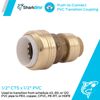 Sharkbite 1/2 Inch Pvc Brass Transition Coupling Push To Connect Fitting