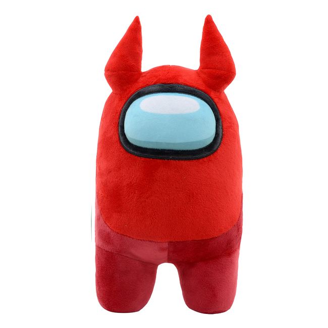 Zoofy Among Us - Red with Horns - 12" Plush