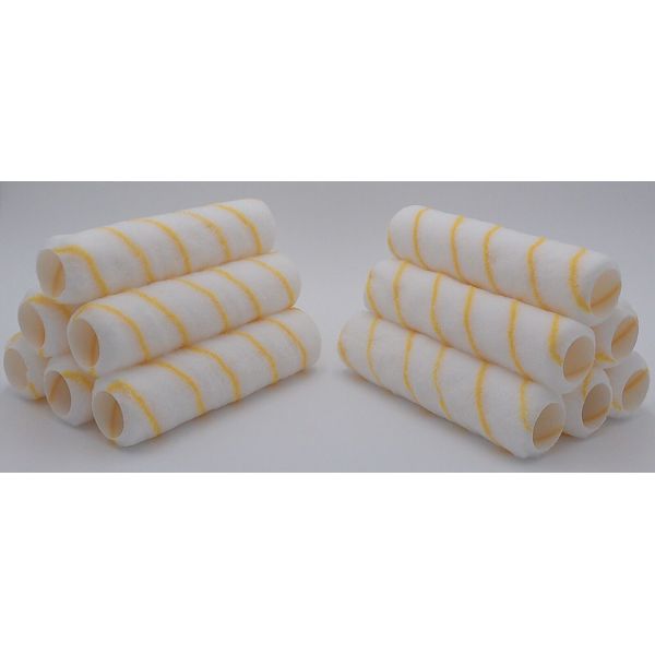 9” Paint Rollers Value Pack 12 Pcs 3/8 Nap Lint Free Better Than Microfiber