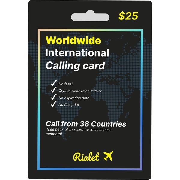 International Calling Card $25 value | INSTANT eDelivery