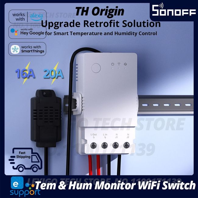 Sonoff THS01 Digital temperature and humidity sensor for TH Elite