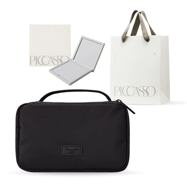 [Picasso] Carrier combo pouch (+ dual mirror warm gray gift) (guaranteed arrival)